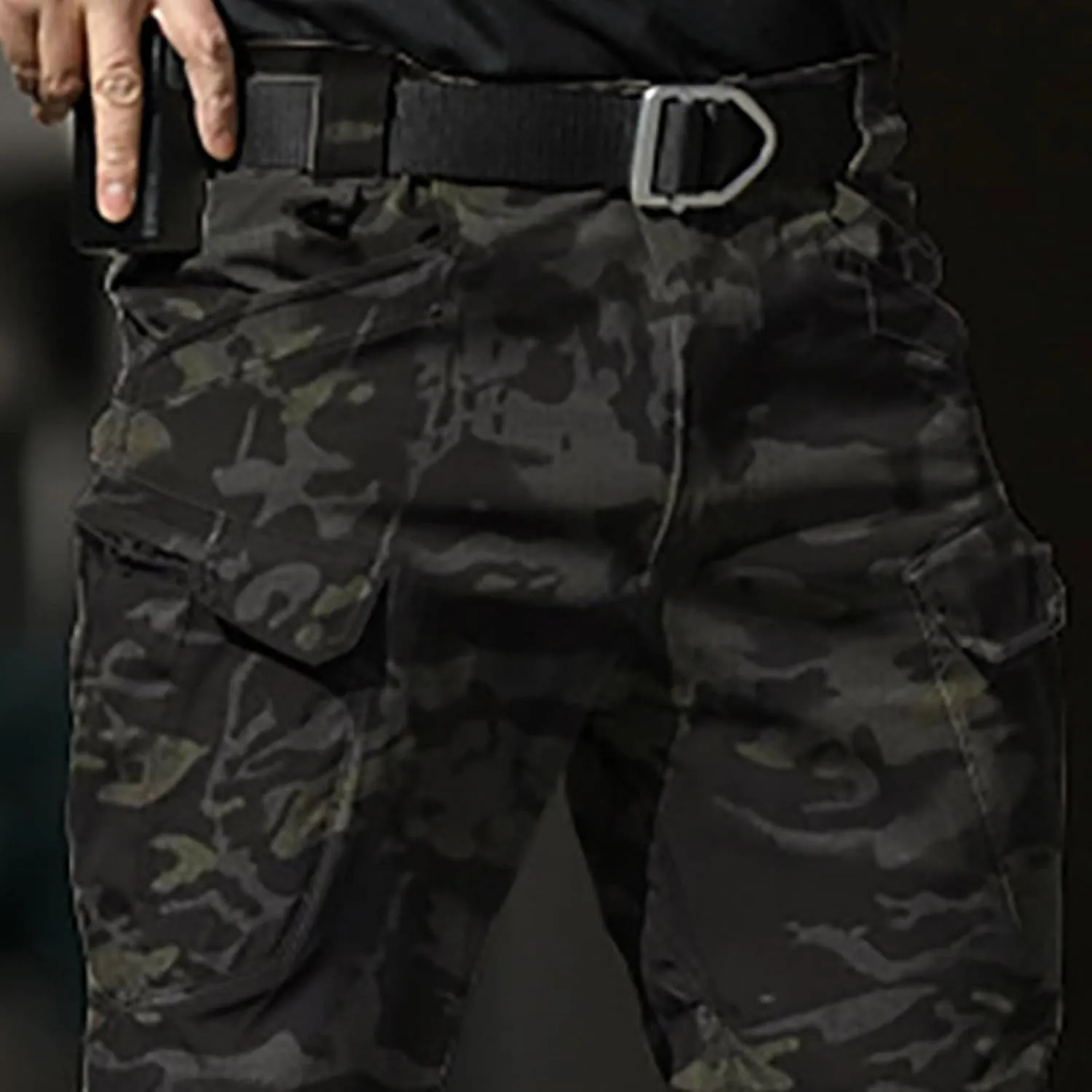 Men's Hiking Tactical Pants Khaki Pants Mens Relaxed Fit Dress Sweatpants for Men Jogger Scrubs for Mens Brown Pants