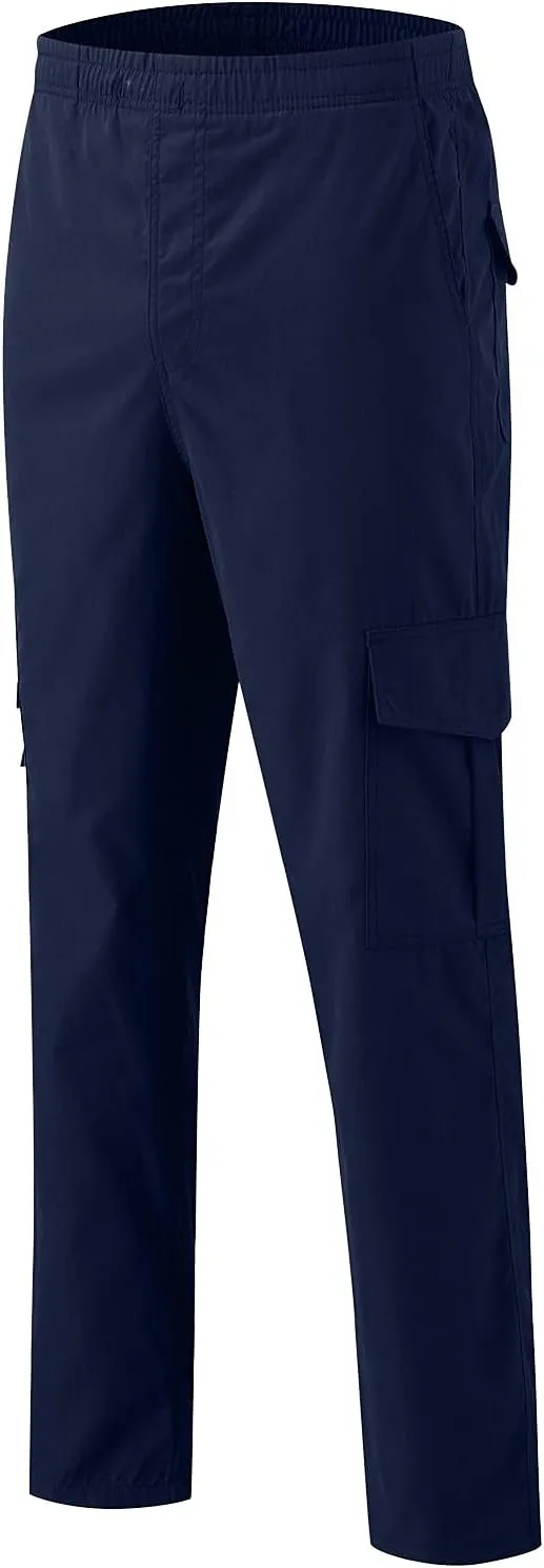 Men's Joggers Cargo Pants Drawstring Fashion Pants Sweatpants Casual Work Chino Pants with Pockets for Men