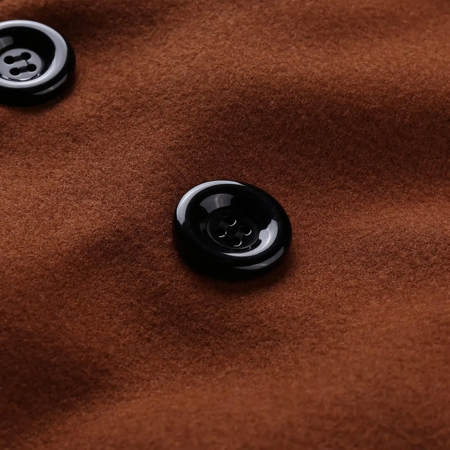 Mens Single Breasted Trench Coat Winter Pea Coat Notch Lapel Long Casual Overcoat Slim Fit Long Jacket Pea Coat