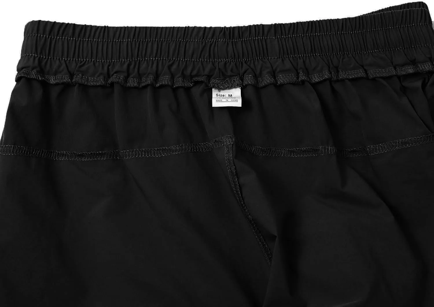 Men's Summer Beach Linen Pants Lightweight Casual Pants Elastic Waist Drawstring Trousers Outdoor Vacation Slacks