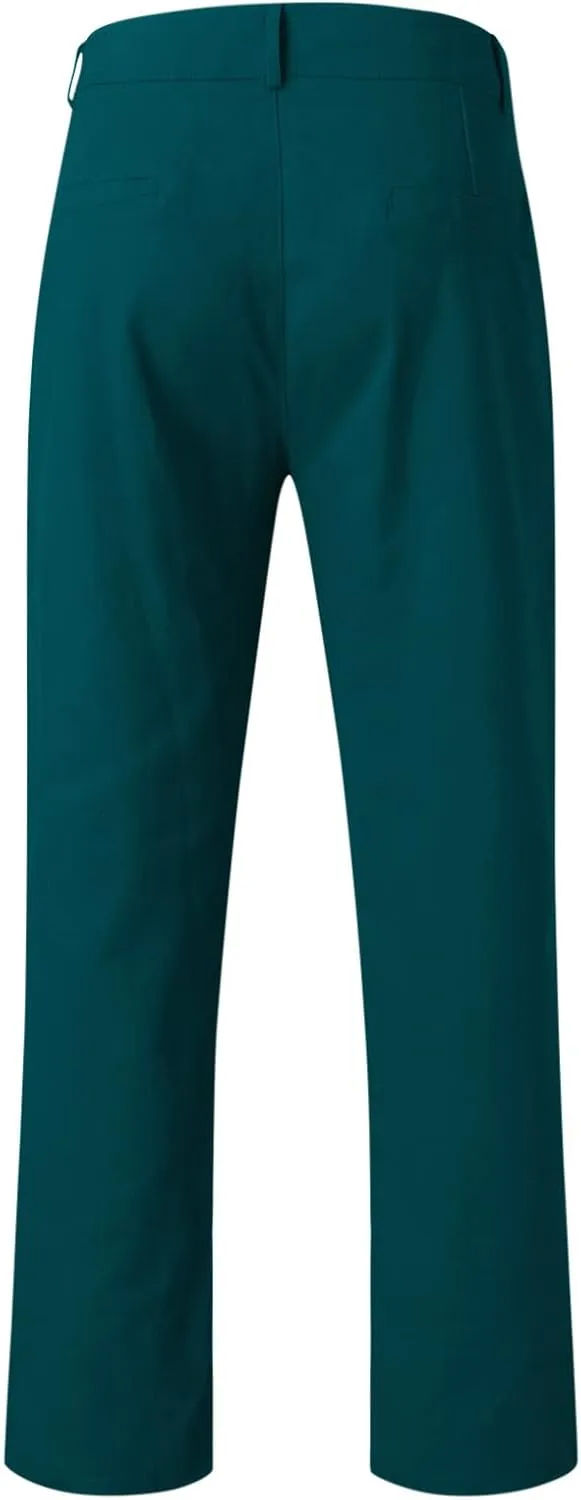 Mens Sweatpants Joggers Pants Man Classic Fit Multi Pockets Autumn & Winter Pants for Men Drawstring Cargo Flat Front