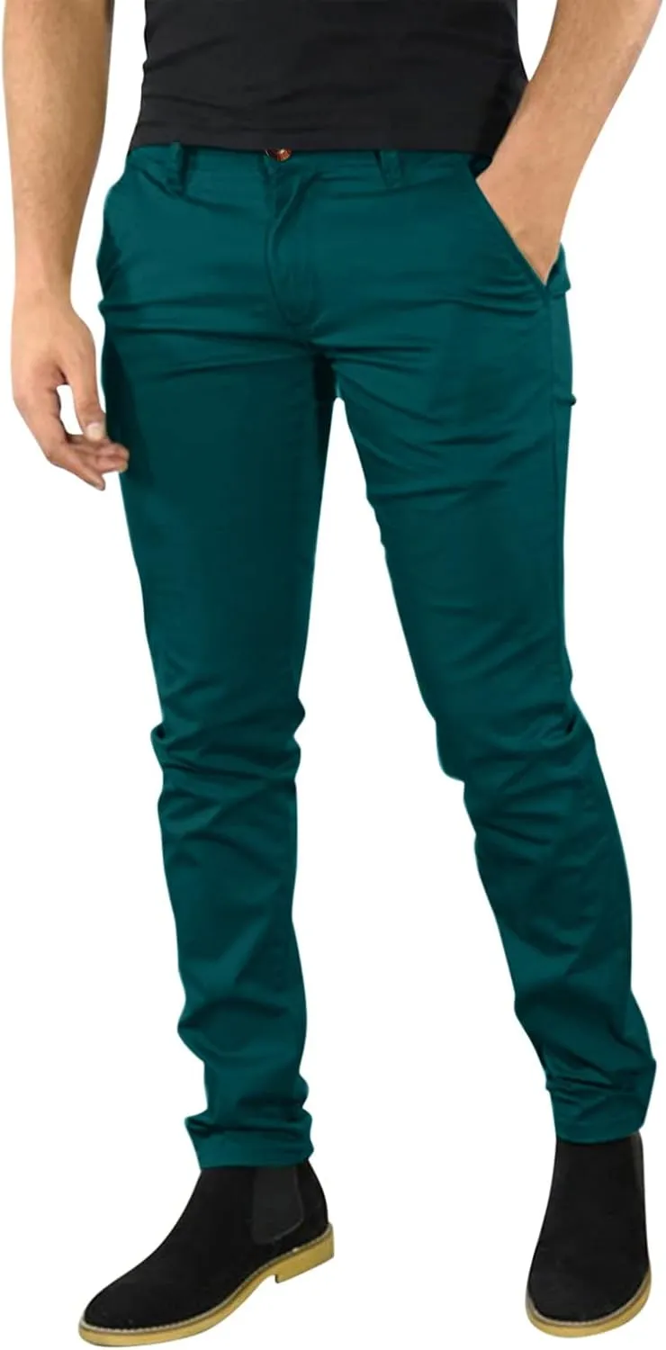 Mens Sweatpants Joggers Pants Man Classic Fit Multi Pockets Autumn & Winter Pants for Men Drawstring Cargo Flat Front