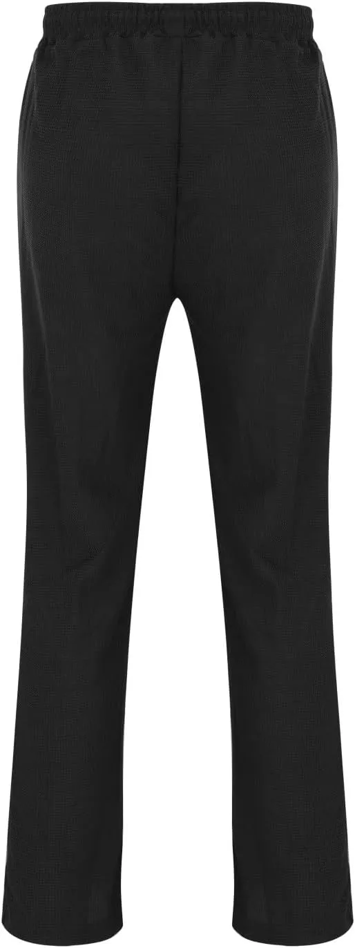 Mens Sweatpants New Men's Corduroy Loose Solid Casual Elastic Waistband Straight Cropped Workout Gym Running Pants