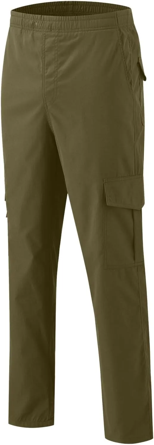 Mens Sweatpants with Pockets Big and Tall Bottom Straight Leg Casual Loose Athletic Jogger Pants Men's Cargo Sweatpants