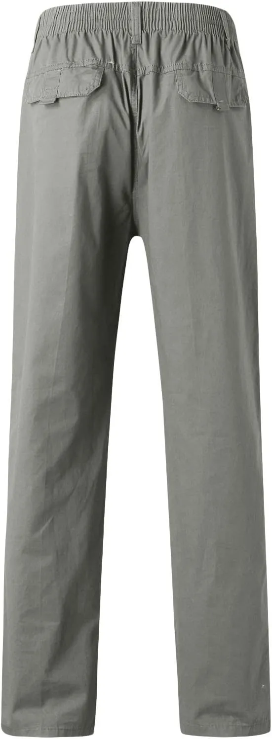 Mens Sweatpants with Pockets Big and Tall Casual Drawstring Athletic Jogger Sports Outdoor Trousers Mens Active Fleece