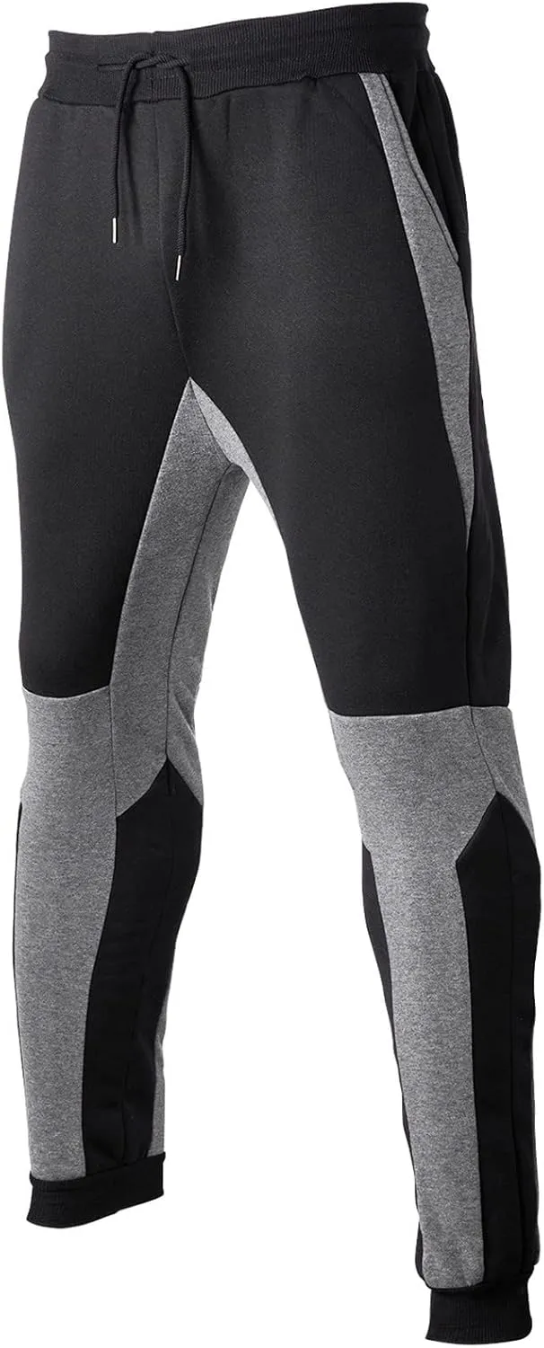 Mens Sweatpants with Pockets Big and Tall Casual Loose-fit Pants Athletic Drawstring Pant Men's Heavyweight Sweatpants