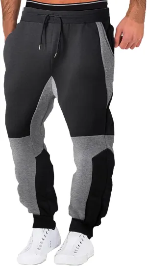 Mens Sweatpants with Pockets Big and Tall Casual Loose-fit Pants Athletic Drawstring Pant Men's Heavyweight Sweatpants