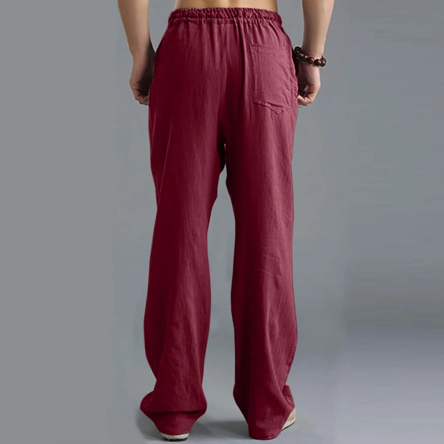 Mens Sweatpants with Pockets Big and Tall Gym Stretch Jogger Pants Mens Cargo Sweatpants Heavyweight Fleece Trousers
