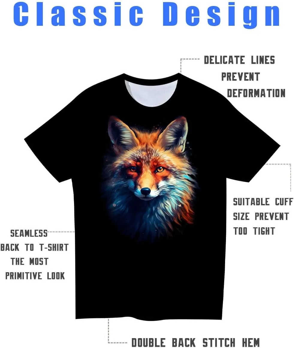 Mens T-Shirt, Men Cool Graphics Tees, Cotton Comfortable Short-Sleeved T-Shirt S-3XL