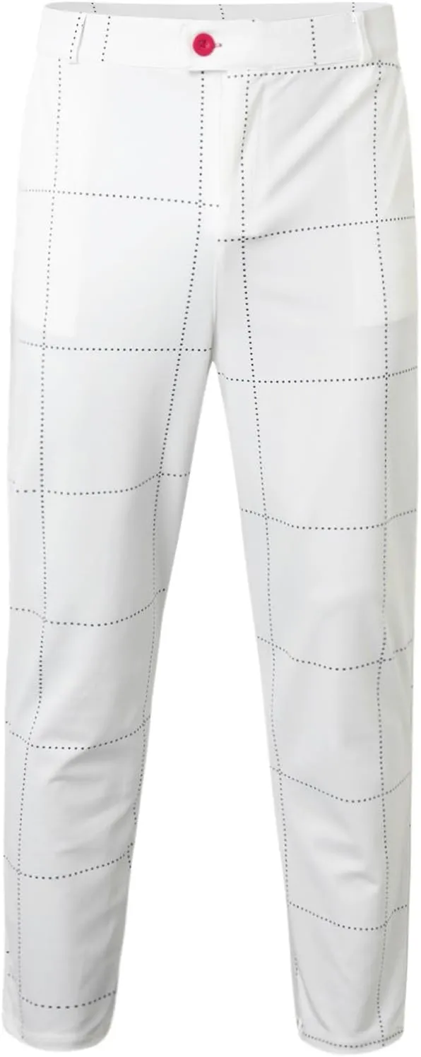 Men's Traditional Plaid Chino Pants Slim Fit Casual Striped Business Style Slim Pants Sweatpants