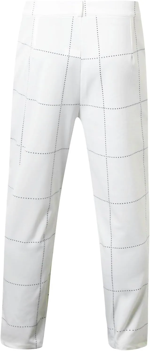 Men's Traditional Plaid Chino Pants Slim Fit Casual Striped Business Style Slim Pants Sweatpants