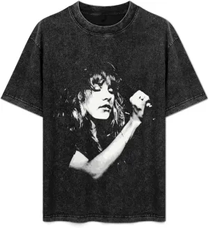Mens Womens Oversized T-Shirt Loose Fit Vintage Washed Tee Short Sleeve Cool Shirt Top