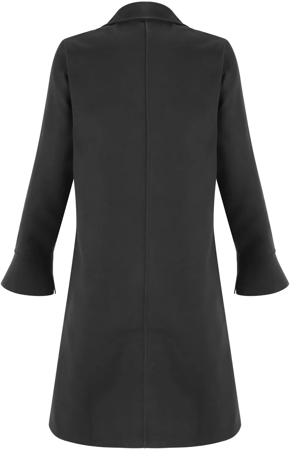 Mens Wool Blend Trench Coat Single Woolen Double Breasted Extended Coat men coat Men'S Trench Rain Coats