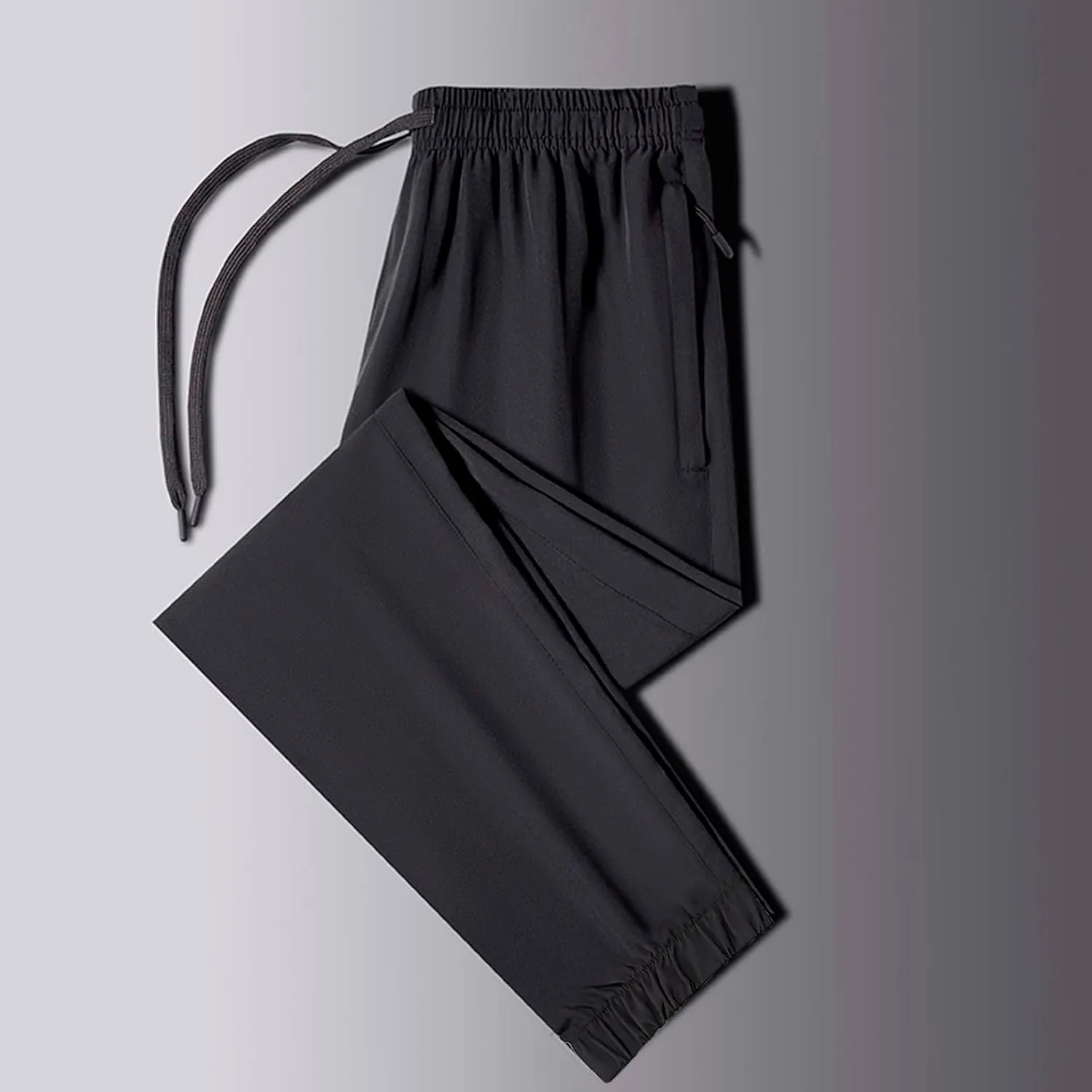 MIDOO Cargo Pants for Men Casual Drawstring Elastic Waist Sweatpants Regular Jogger Pants Loose Workout Trousers Pockets