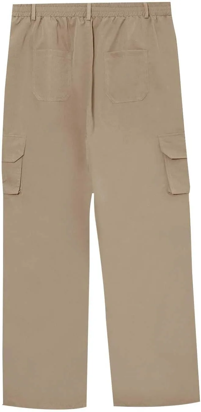 MIDOO Cargo Pants for Men Relaxed Fit Lightweight Travel Pants Breathable Athletic Fishing Active Joggers Zipper Pockets