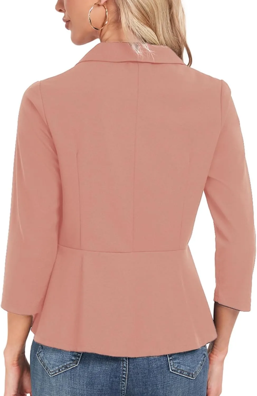 MINTLIMIT Womens Blazer Suit Jackets Dressy 3/4 Sleeve Blazer Casual Business Blazer for Work 2025