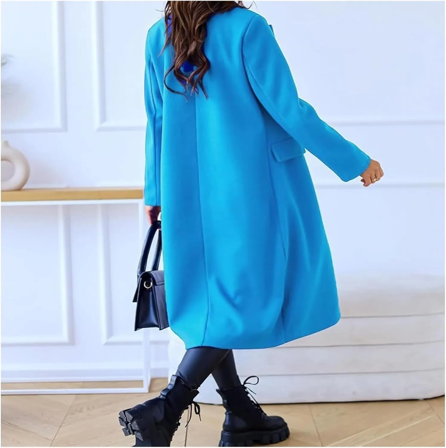 Mormon Wives Blue Coat, Light Blue Pea Coat Women, Blue Trench Coat Women, Womens Winter Coat