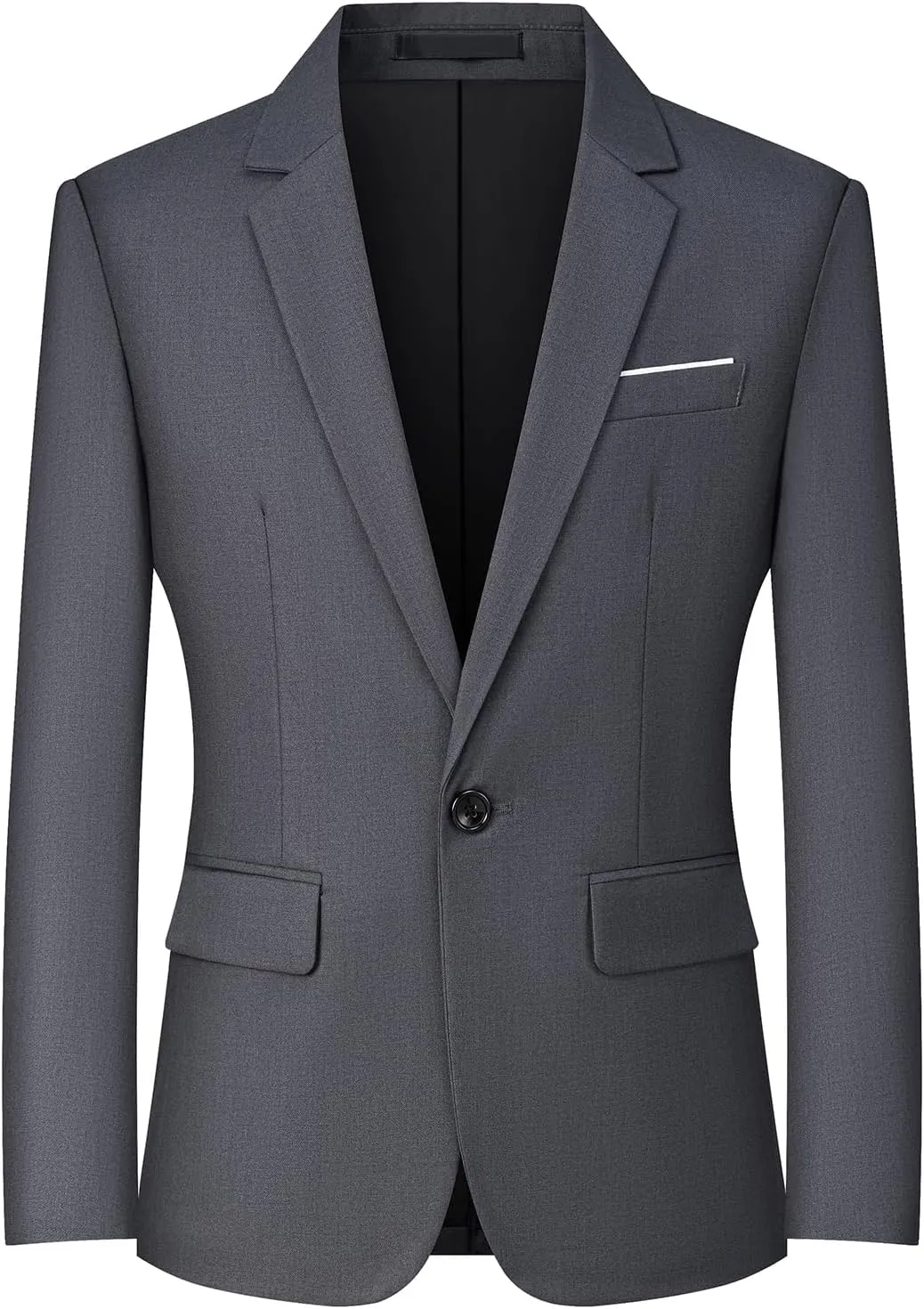 Mylldey Mens Blazers Slim Fit Business Casual Men Suit Sport Coat One Button Travel Blazer Lightweight Suit Jacket