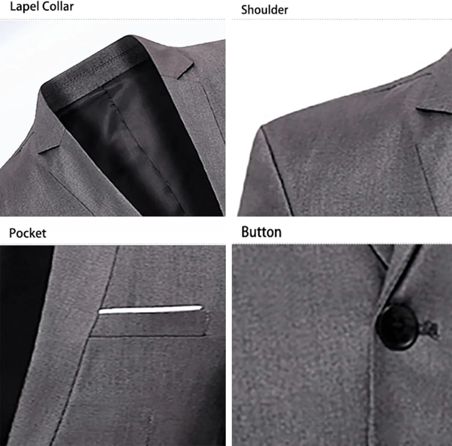 Mylldey Mens Blazers Slim Fit Business Casual Men Suit Sport Coat One Button Travel Blazer Lightweight Suit Jacket