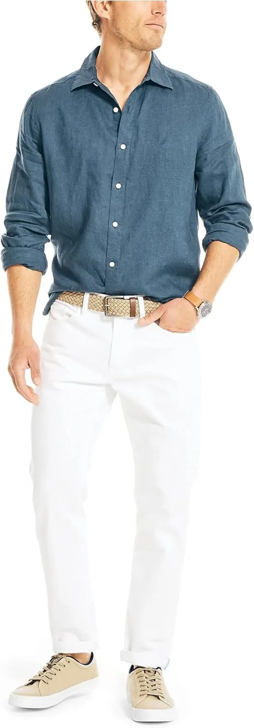 Nautica Men's Linen Shirt