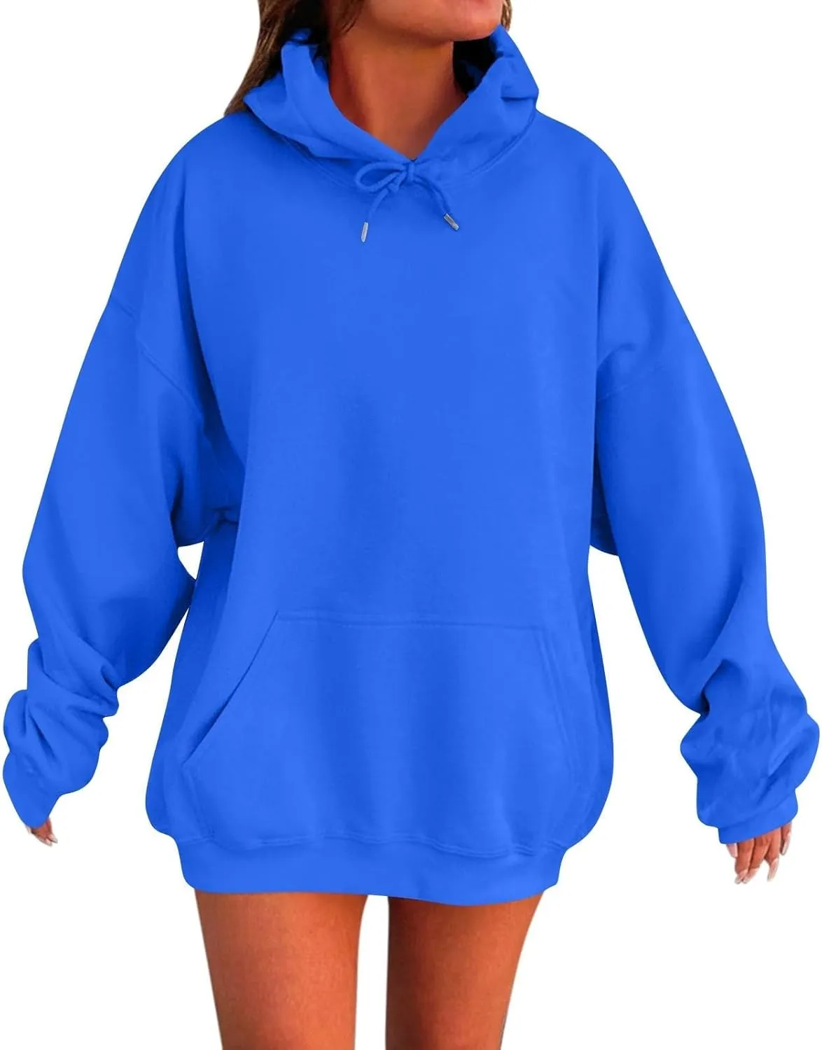 NREALY Womens Oversized Hoodies Striped Plus Size Sweatshirts Long Sleeve Sweaters Pullover Fall Clothes with Pocket
