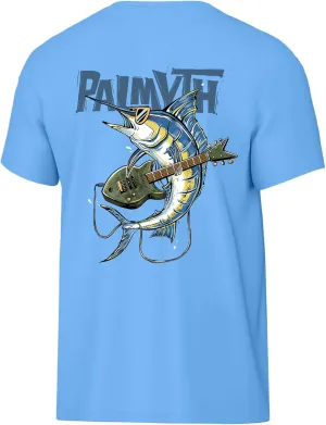 Palmyth Boys Fishing Shirt Short Sleeve UPF 50  Youth T-Shirt Sun Protection Tee