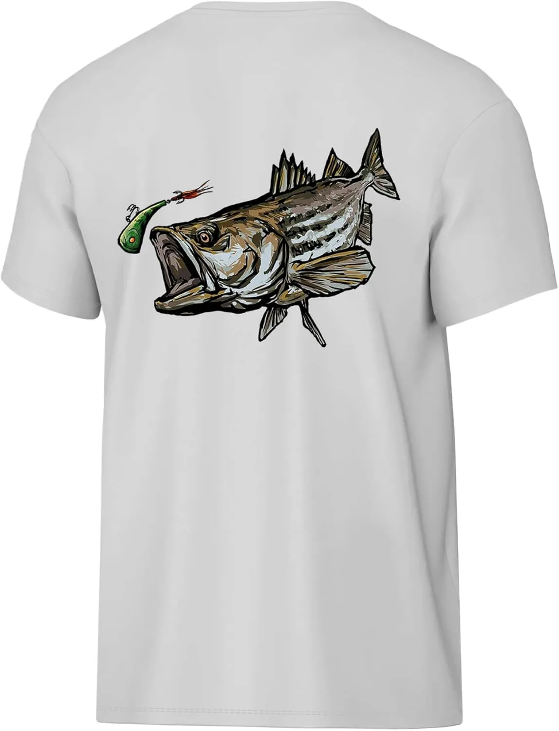 Palmyth Boys Fishing Shirt Short Sleeve UPF 50  Youth T-Shirt Sun Protection Tee
