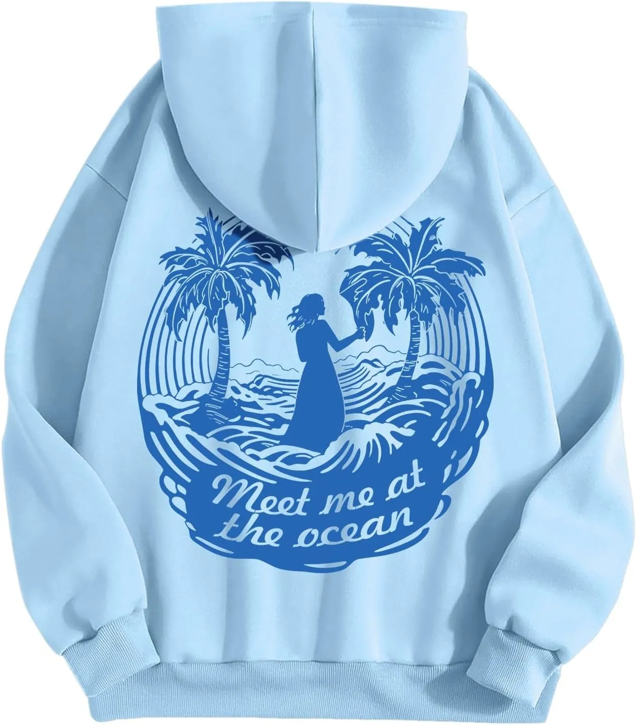 Pink Graphic Hoodie for Women Cute Preppy Sweatshirt Long Sleeve Pink Puff Graphic Pullover for Teen Girls