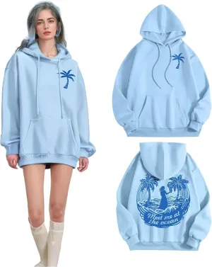 Pink Graphic Hoodie for Women Cute Preppy Sweatshirt Long Sleeve Pink Puff Graphic Pullover for Teen Girls