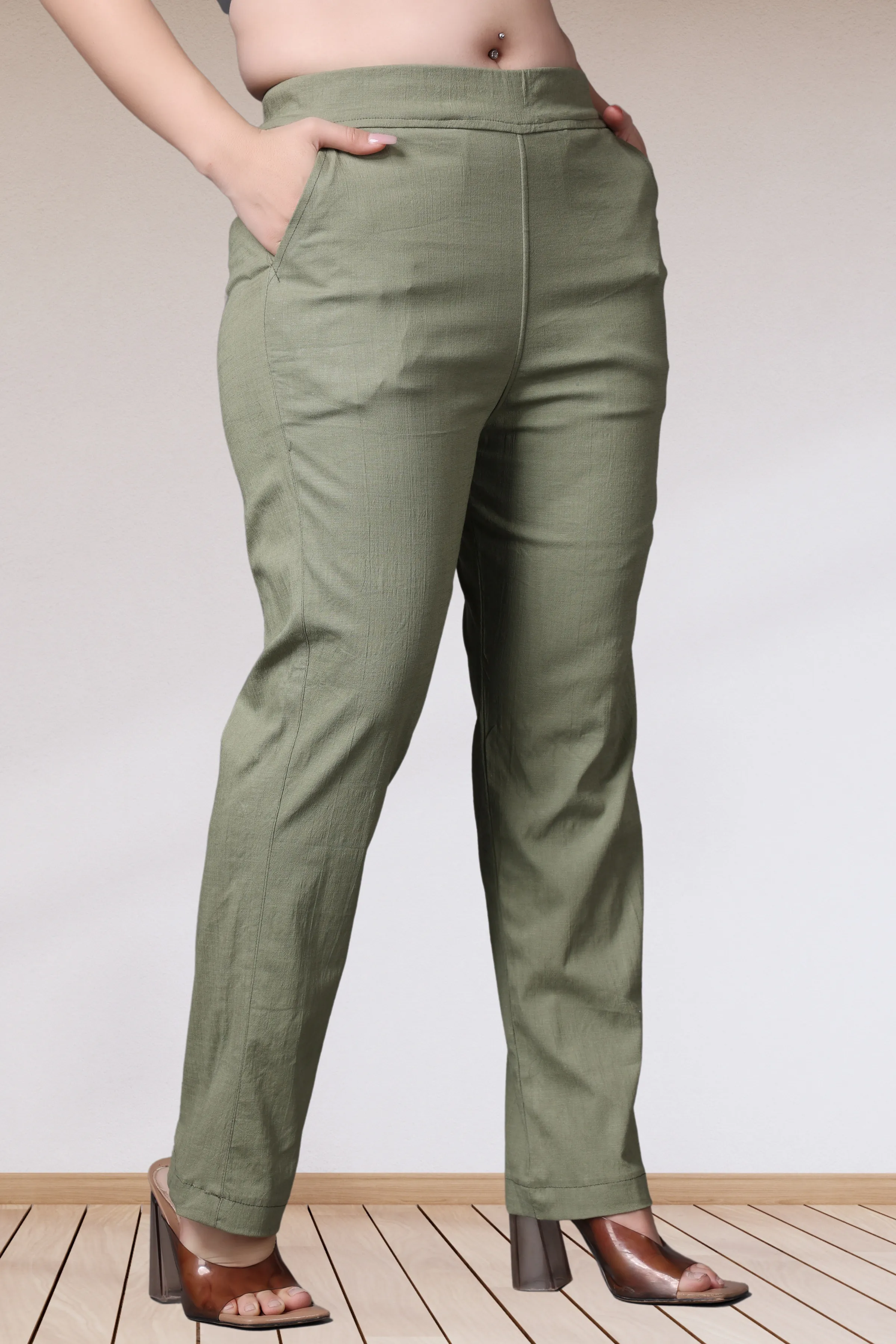 Pista Lycra Slub Pants