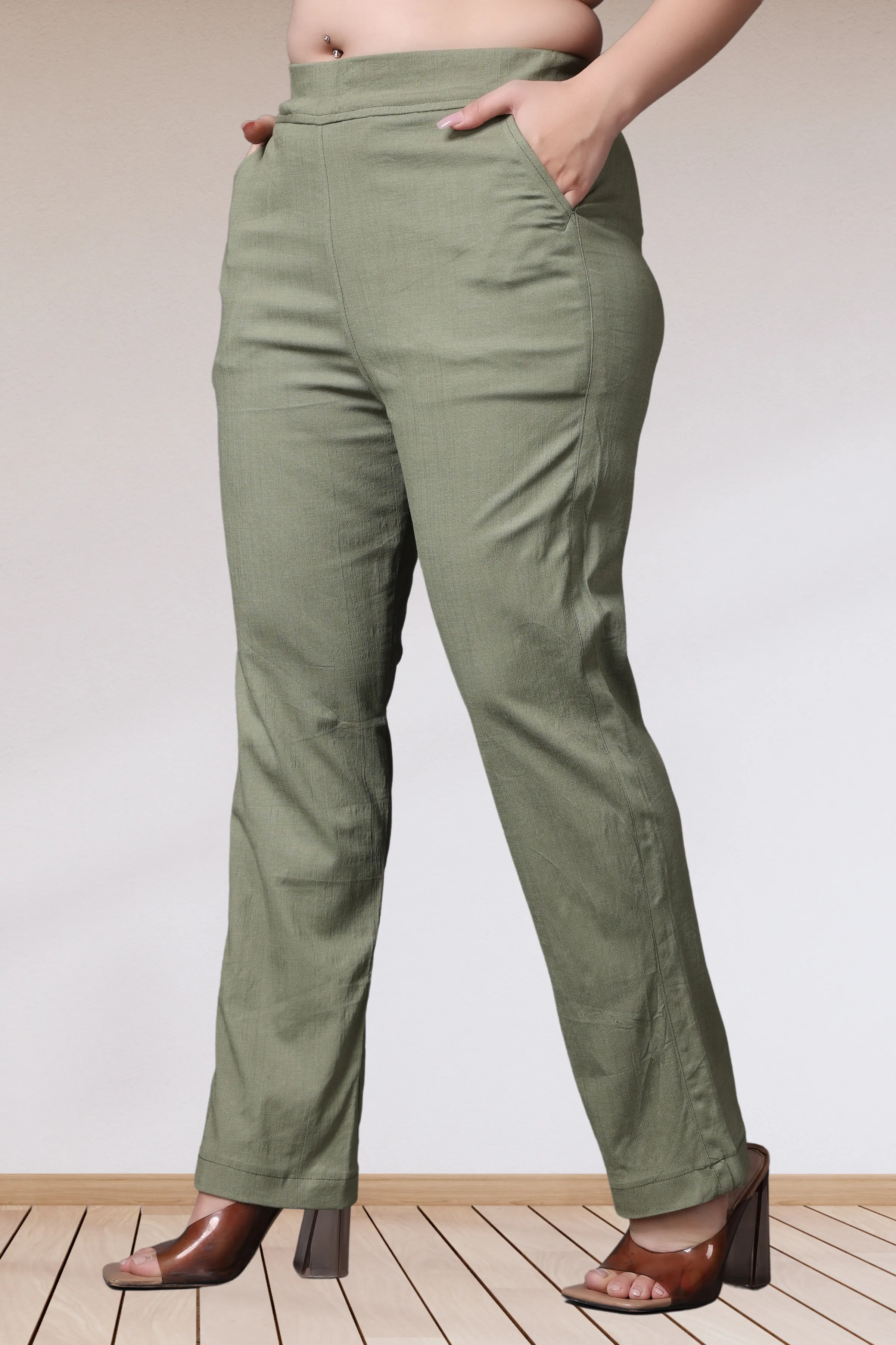 Pista Lycra Slub Pants