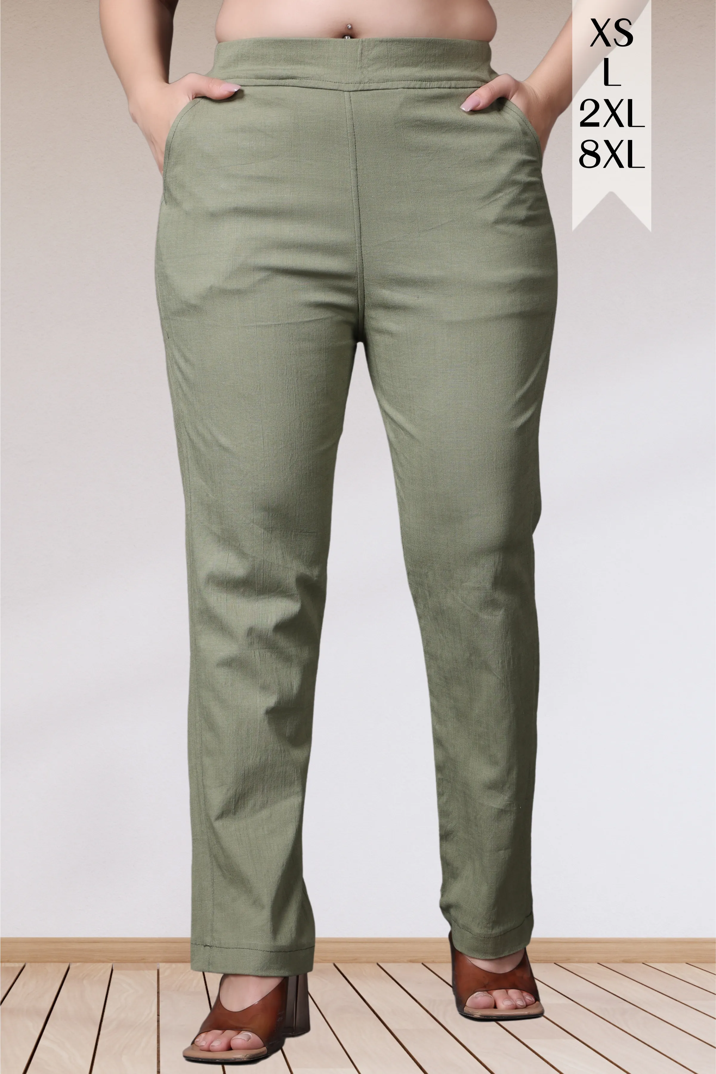 Pista Lycra Slub Pants
