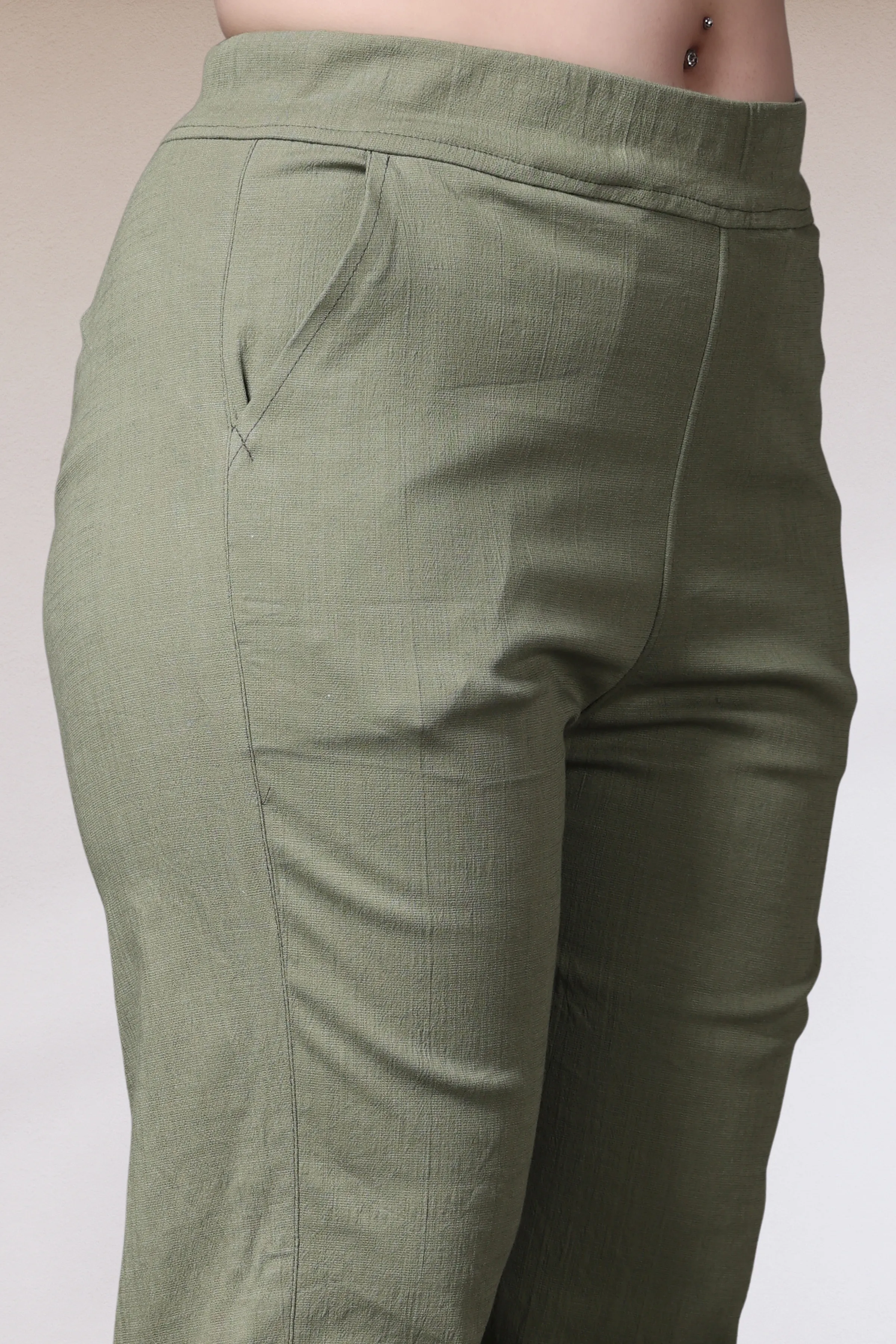 Pista Lycra Slub Pants