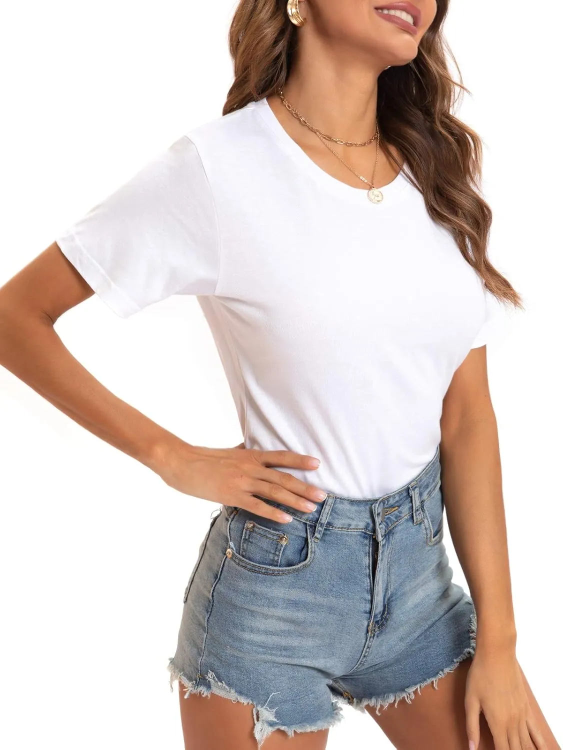 QUALFORT Women's Bamboo T-Shirt