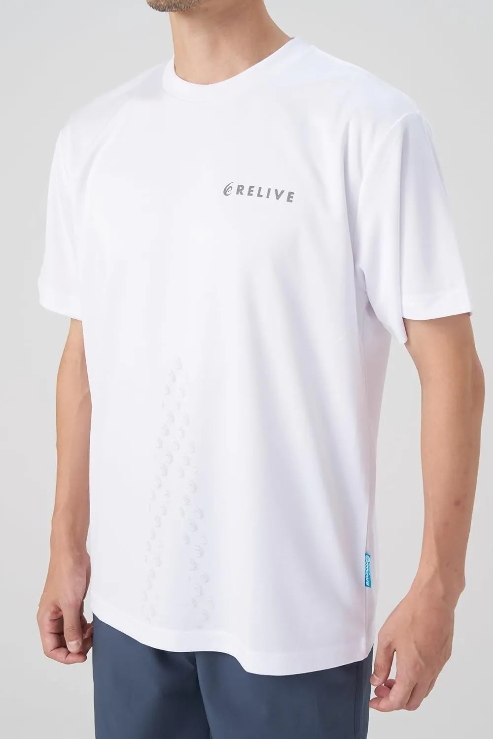 Quick Dry RELIVE Sports Shirt with UV Protection, Japanese Shirt, White