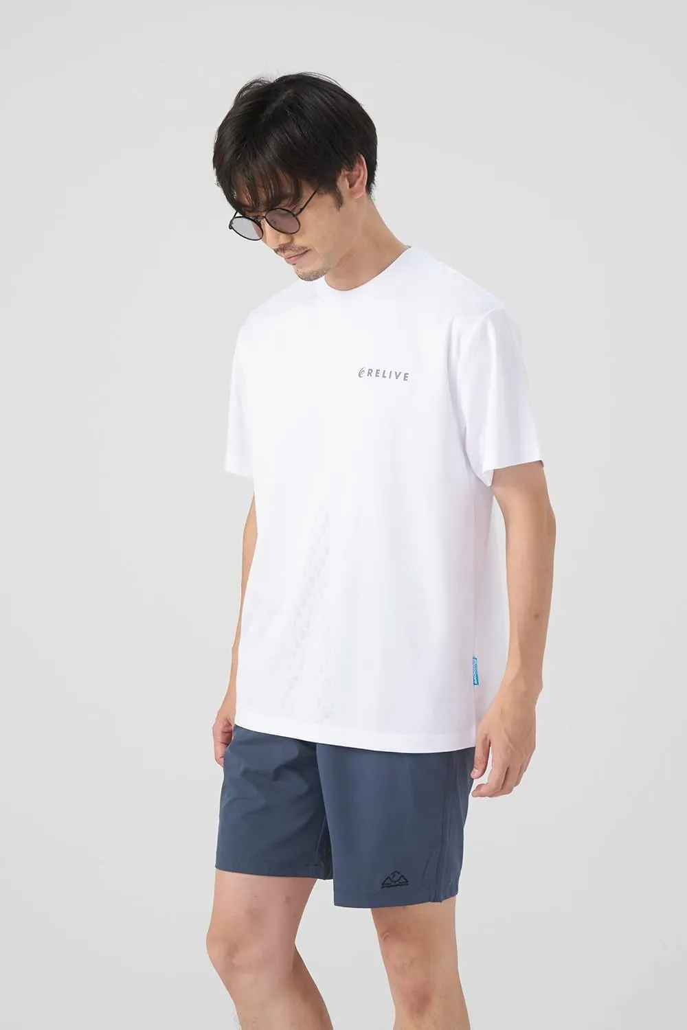 Quick Dry RELIVE Sports Shirt with UV Protection, Japanese Shirt, White