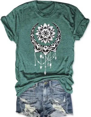 Savarana Women's Spread Kindness Shirt Cute Wildflower Botanical T-Shirt Novelty Positive Blessed Tops Tee