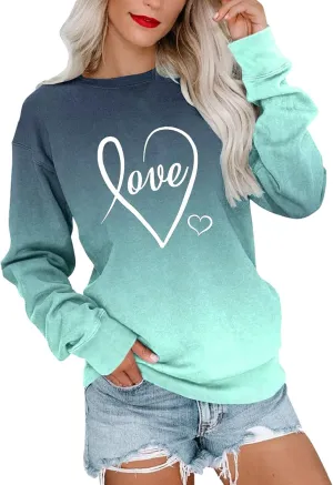 SHAOBGE Womens Fall Crewneck Sweatshirt Light Weight Casual Long Sleeve Oversized Sweatshirt Cute Pullover Fit Hoodies Tops