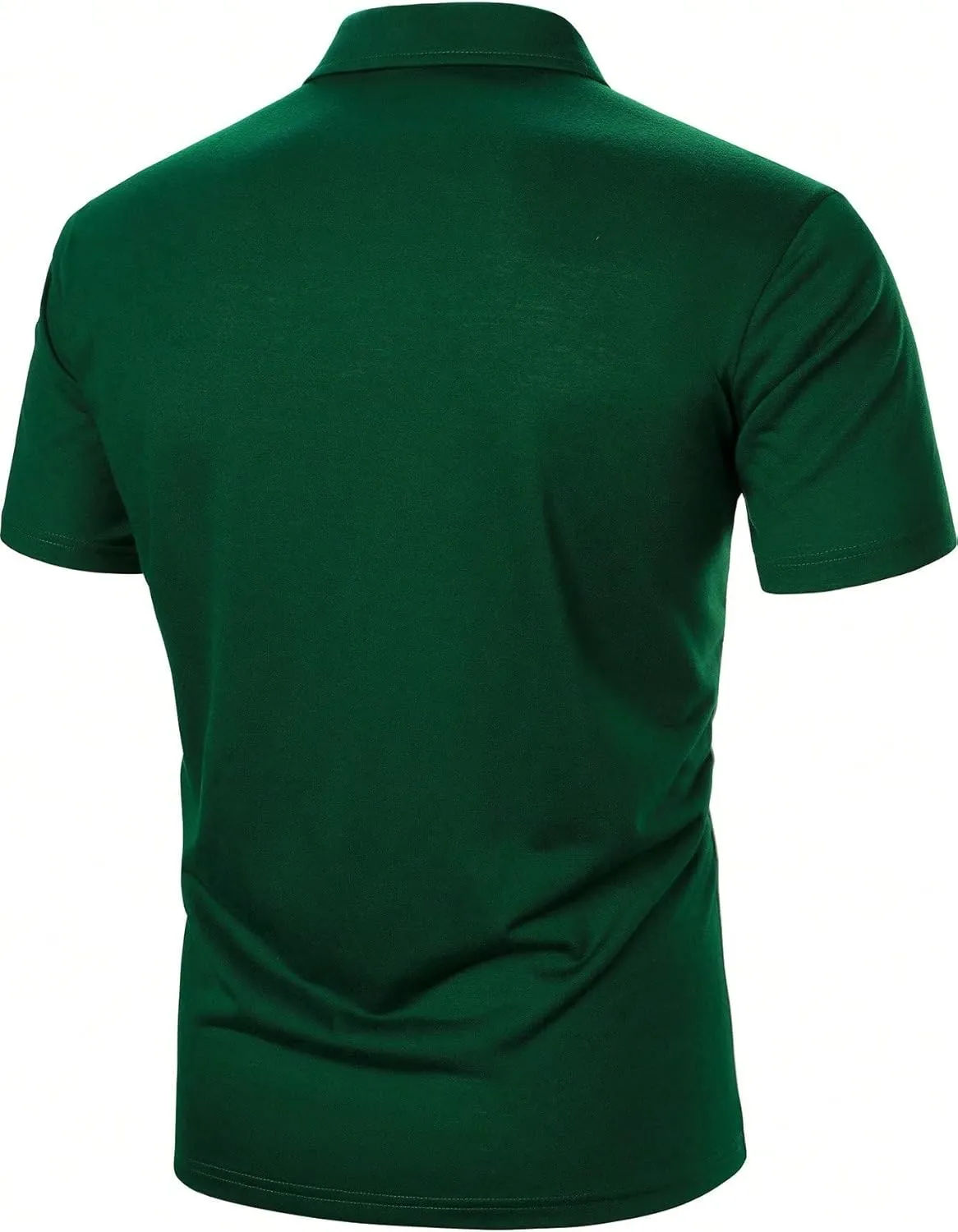 SOLY HUX Men's Golf Shirts Color Tennis Shirt Short Sleeve Casual Work T-Shirt