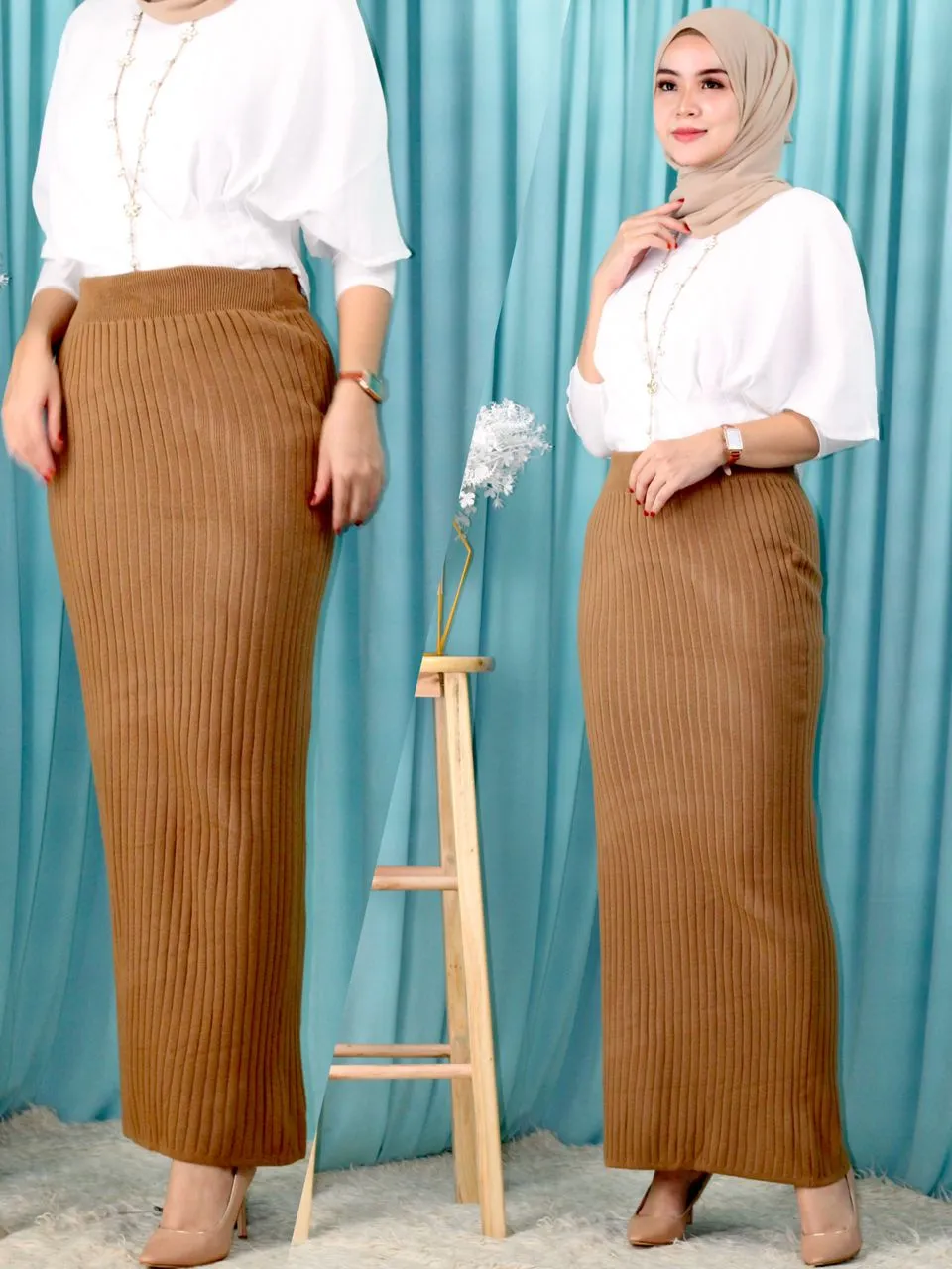 Straight Cut Pencil Skirt