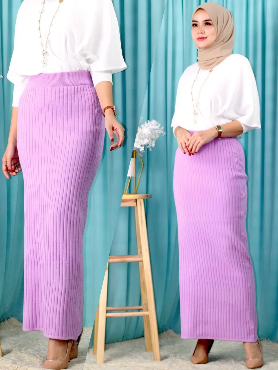 Straight Cut Pencil Skirt