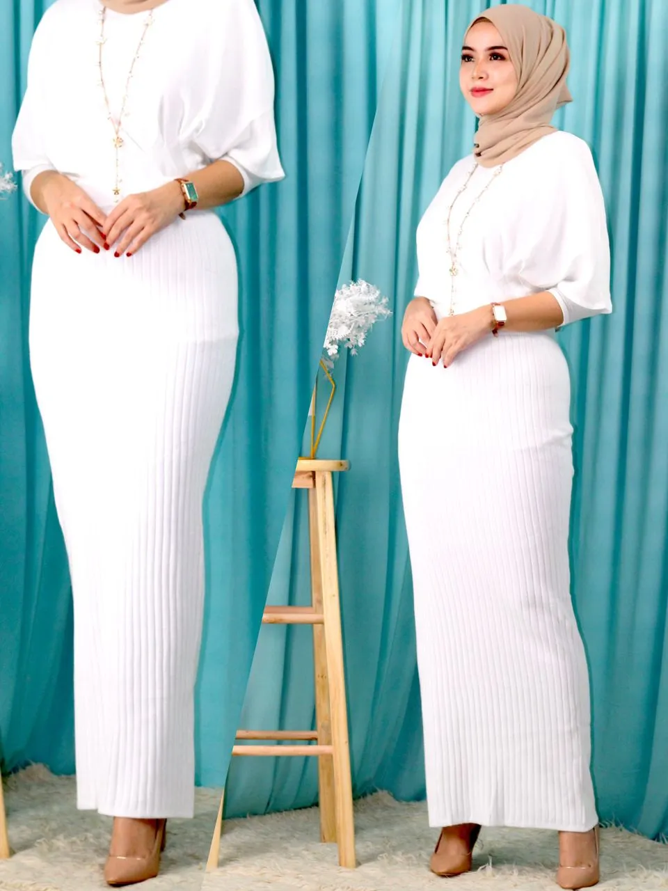 Straight Cut Pencil Skirt