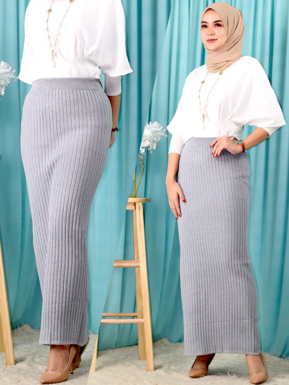 Straight Cut Pencil Skirt