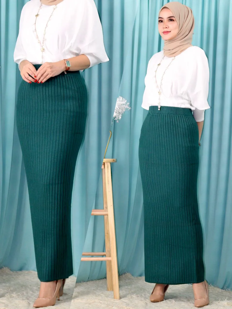 Straight Cut Pencil Skirt