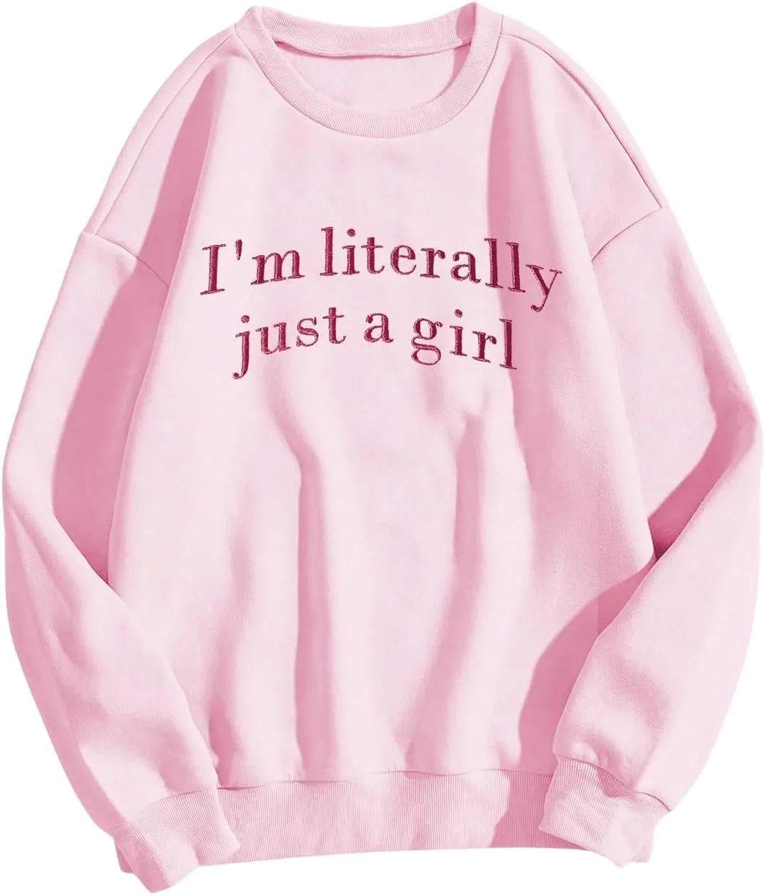 SweatyRocks Women's Oversized Sweatshirts Hoodies Crewneck Fall Winter Outfits Pullover Sweaters Clothes Fashion 2024