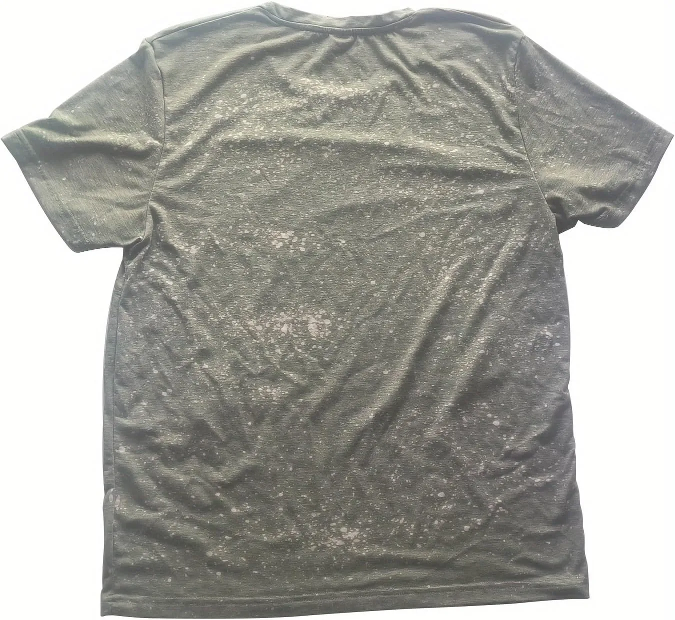 T Shirt Blanks Sublimation Bleached T-Shirt for Women Top Bulk Graphic Tees Comfy Trendy