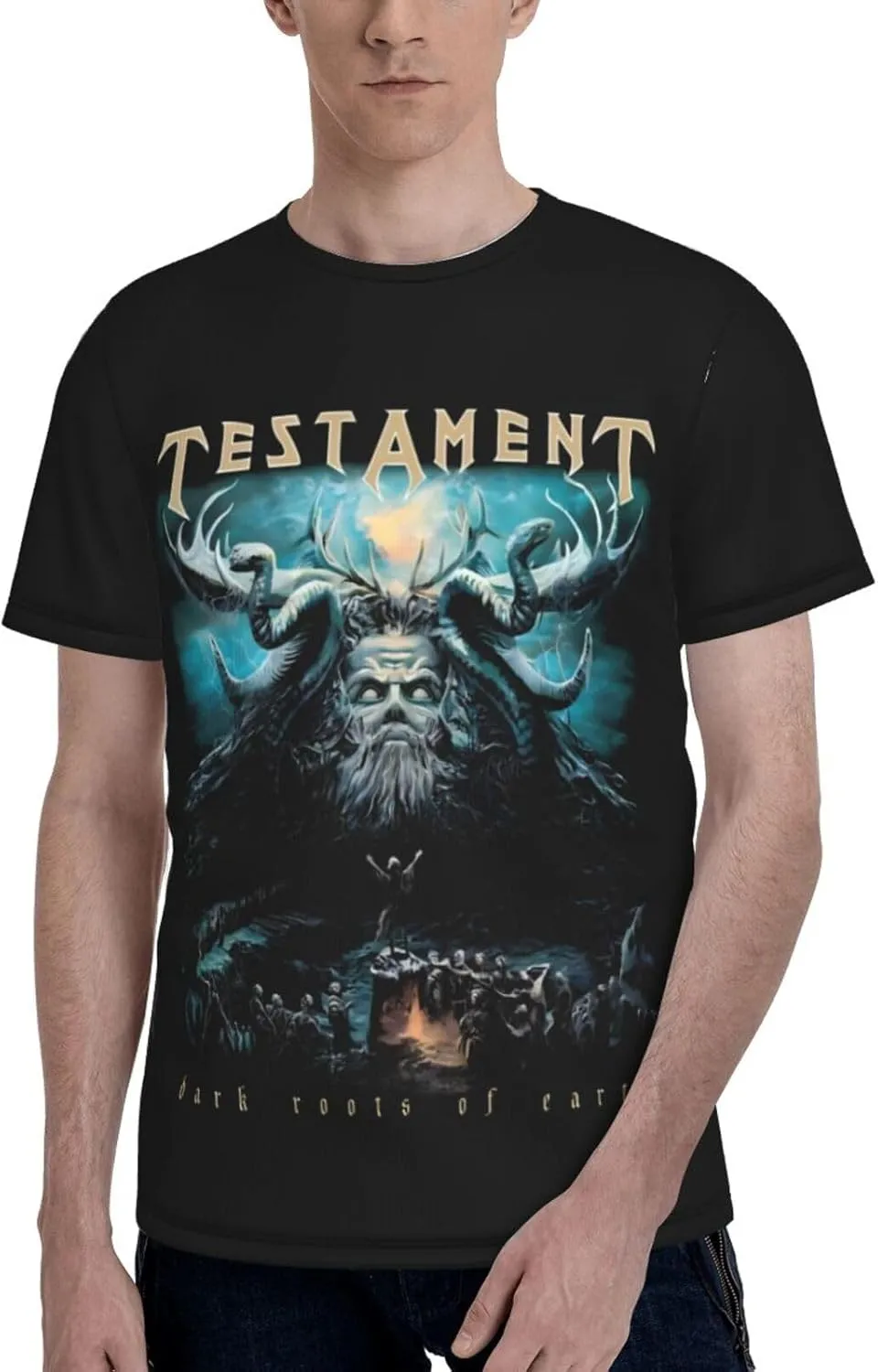 T-Shirt Men's Printed Shirt Summer Short Sleeve Top Novelty Street Graphic T-Shirts