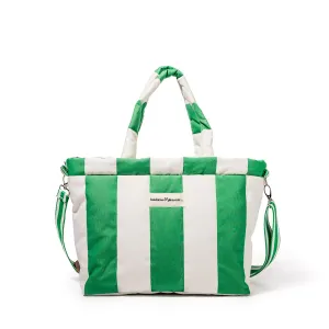 The Cloud Cooler Tote Bag - Crew Canyon Green Stripe