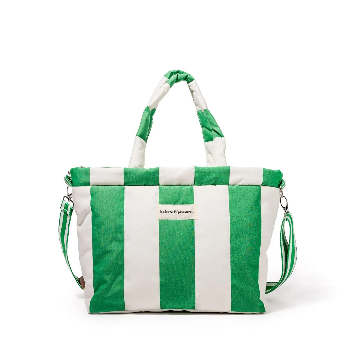 The Cloud Cooler Tote Bag - Crew Canyon Green Stripe