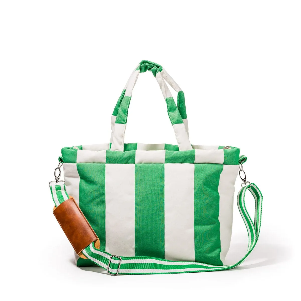 The Cloud Cooler Tote Bag - Crew Canyon Green Stripe
